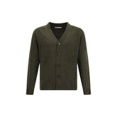Brooksfield Green Fleece Wool Cardigan